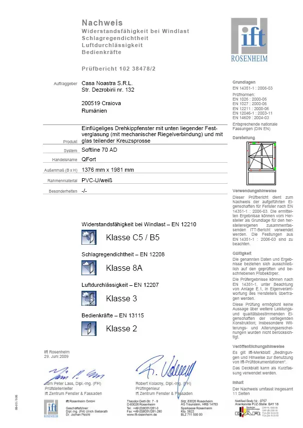 Certificato-ITT-Finestra-5Stars-con-1-anta