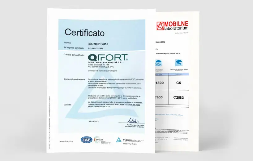 Certificazioni